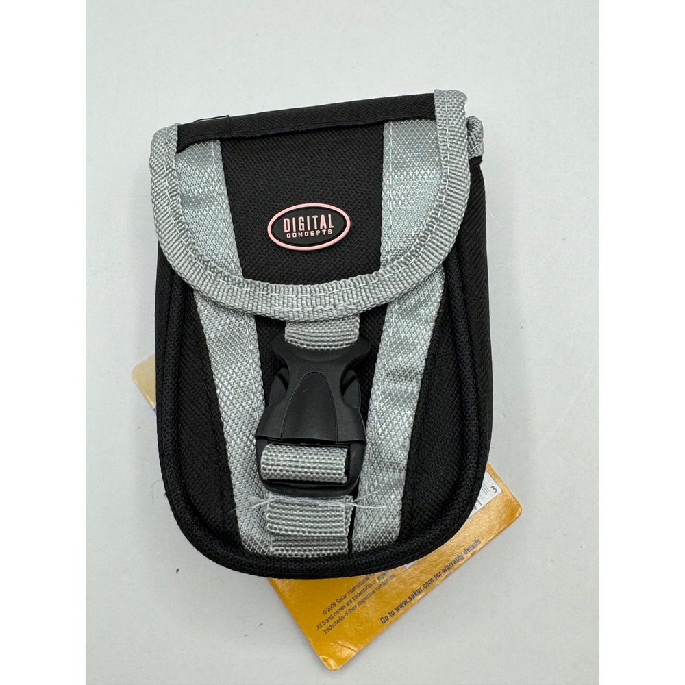 Digital Concepts Camera Case Black Grey DC-24 Padded Buckle Pouch